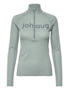 Rib Tech Half Zip Johaug Grey