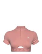 Hyperglam Crop Zip Tee W Adidas Performance Pink