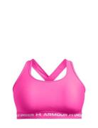 Crossback Mid Bra& Under Armour Pink