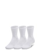 Ua 3-Maker 3Pk Mid-Crew Under Armour White