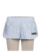 Adidas X Marimekko Run Icons 3 Bar Logo 2-In-1 Running Shorts Adidas P...