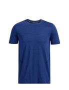 Vanish Seamless Grid Ss Under Armour Blue