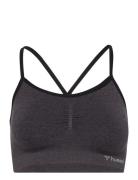 Hmlci Seamless Scrunch Sports Bra Hummel Black