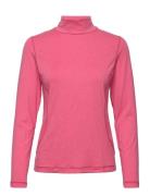 Agnes Ls Roll Neck Daily Sports Pink