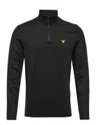 Tech 1/4 Zip Midlayer Lyle & Scott Sport Black