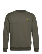 Crew Neck Fly Fleece Lyle & Scott Sport Khaki