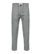 Slh172-Slimtape Brody Linen Pant Noos Selected Homme Blue