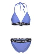 Split Triangle Bikini FILA Blue