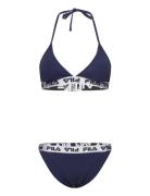 Split Triangle Bikini FILA Navy