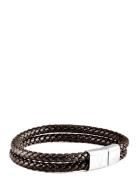 Leather Bracelet Double Rope Edd. Brown