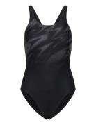 Womens Hyperboom Placement Muscleback Speedo Black