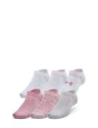 Ua Essential No Show 6Pk Under Armour Pink