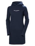 W Core Hoodie Dress Helly Hansen Navy