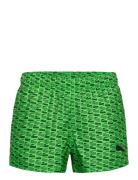 Puma Swim Men Logo Print Short Shor Puma Swim Green