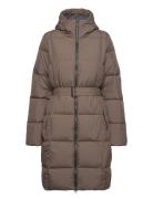 Frozen Lake Coat W Jack Wolfskin Brown