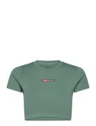 Lux Bold Crop Tee Reebok Performance Green