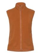 W Pile Vest-Glazed Peak Performance Orange