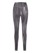 Adidas Optime Full Length Leggings Print Adidas Performance Purple