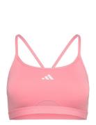 Aeroreact Training 3Stripes Bra Adidas Performance Pink