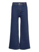 High-Waist Culotte Jeans Mango Blue