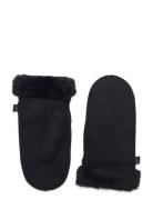 Rhsydney Shearling Stitch Mittens Rosemunde Black