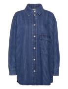 Kenzie Over D Denim Shirt NORR Blue