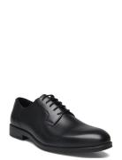 Leather Effect Suit Shoe Mango Black