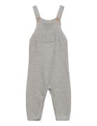 Cotton Knit Dungarees Mango Grey