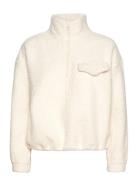 Florrie W Sherpa Half Zip Athlecia Cream