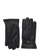 Goatskin Gloves Sebago Black