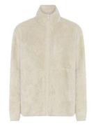 Recycled Fleece Jacket, Full Zip Girlfriend Collective Beige