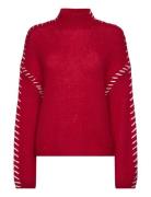 Vichoca New L/S Knit Pullover Vila Red