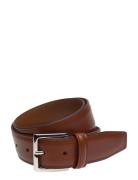 Classic Tan Stitched Belt Anderson's Brown