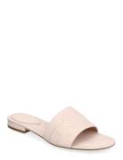 Alegra Iii Nappa Leather Slide Sandal Lauren Ralph Lauren Pink