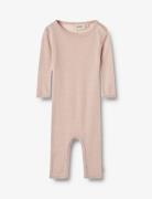 Wool Silk Jumpsuit Frankie Wheat Pink