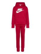 Ee-Fleece/Terry Set Nike Red