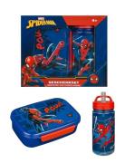 Spider-Man Lunch Box And Water Bottle Set Undercover Blue