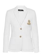 Bullion Jacquard Blazer Lauren Ralph Lauren White