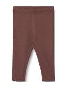 Rib Leggings Maddy Wheat Brown