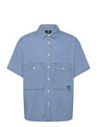 Denim Wordmark Utility Shirt Converse Blue