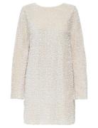 Onlanika Sequins Ls Bow Dress Wvn Cs ONLY White