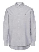 Tjm Entry Reg Oxford Shirt Ext Tommy Jeans Grey