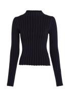 Plated High Neck Slim Sweater Calvin Klein Jeans Black