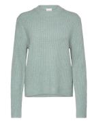 Boucle Rib C-Nk Relaxed Sweater Calvin Klein Green