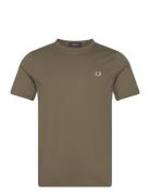 Ringer T-Shirt Fred Perry Green