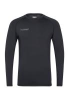 Hml First Performance Jersey L/S Hummel Black