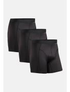 Men's Sports Trunks 3-Pack Danish Endurance Black