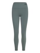 Hmltif Seamless High Waist Tights Hummel Green