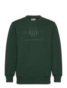 Reg Tonal Shield C-Neck Sweat GANT Green