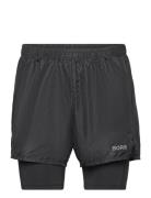 Borg Running Shorts 2 In 1 Björn Borg Black